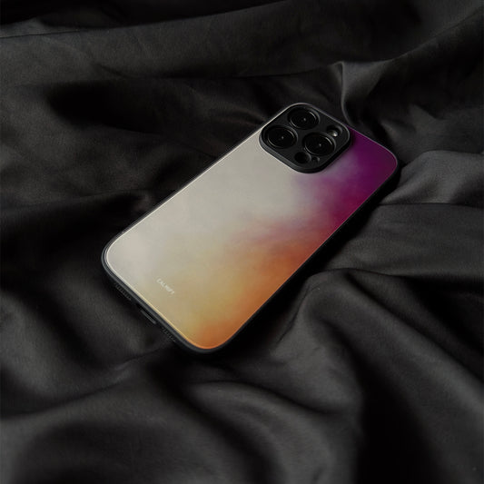 Phone Mirror Case Shockproof Slim Mirror Protective Phone Case Purple Sands